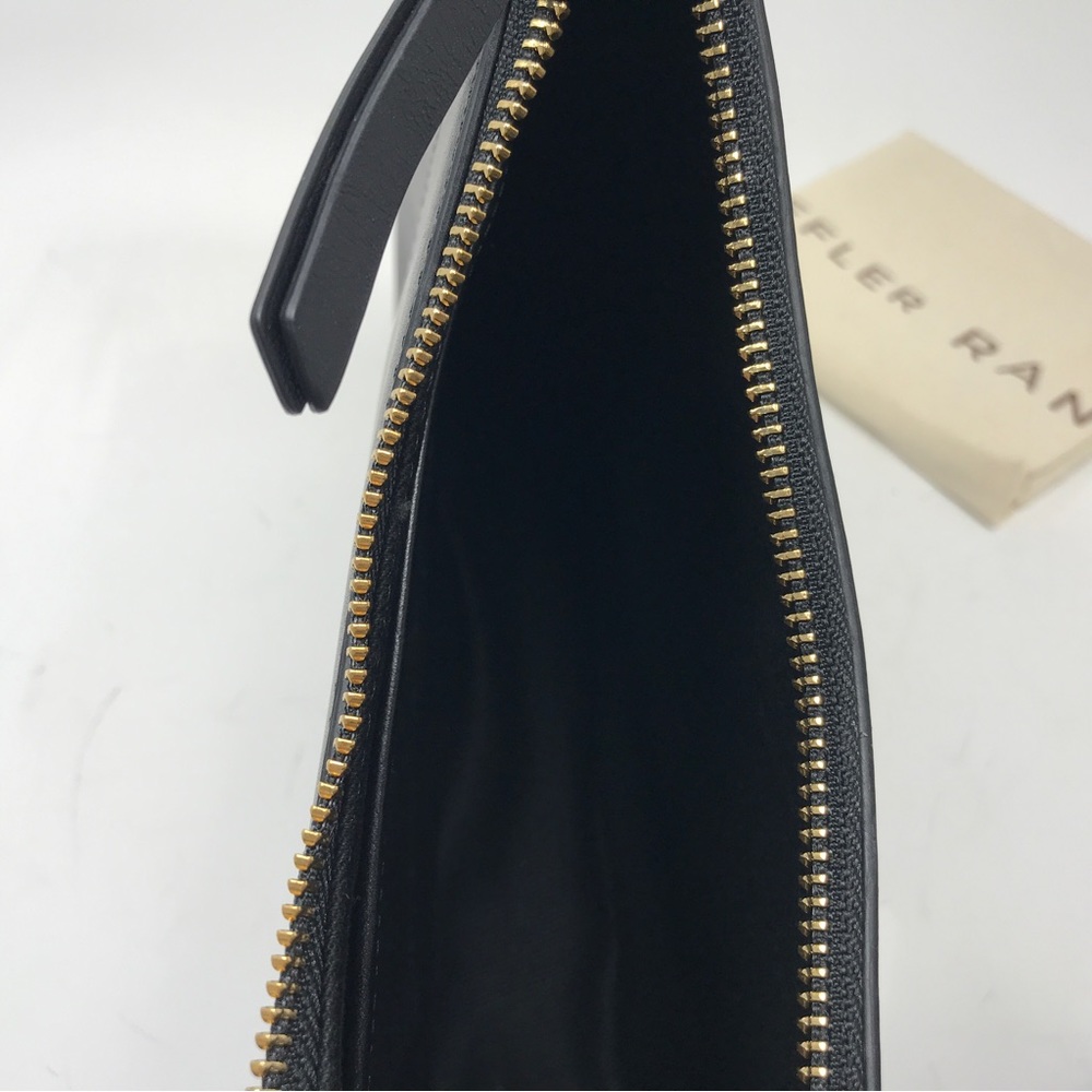 Loeffler Randall Greta Leather Shoulder Bag, Size M - Black/Gold Women's - Picture 15 of 16